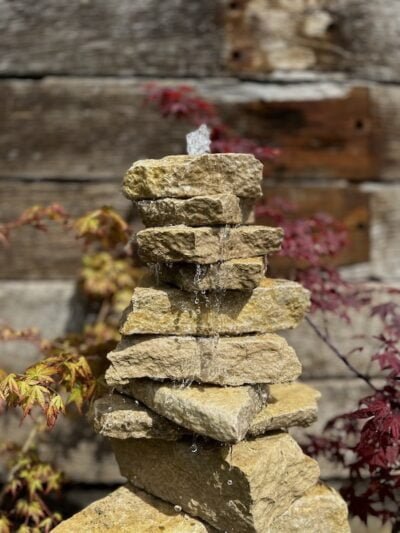 750mm Stone Pyramid Water Feature | Welsh Slate Water features