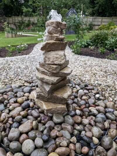 600mm Stone Pyramid Water Feature | Welsh Slate Water Features