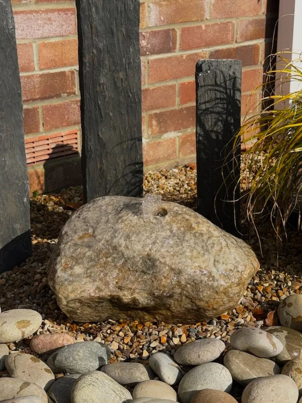 Glacial Boulder SB129 Water Feature | Welsh Slate Water Features 07