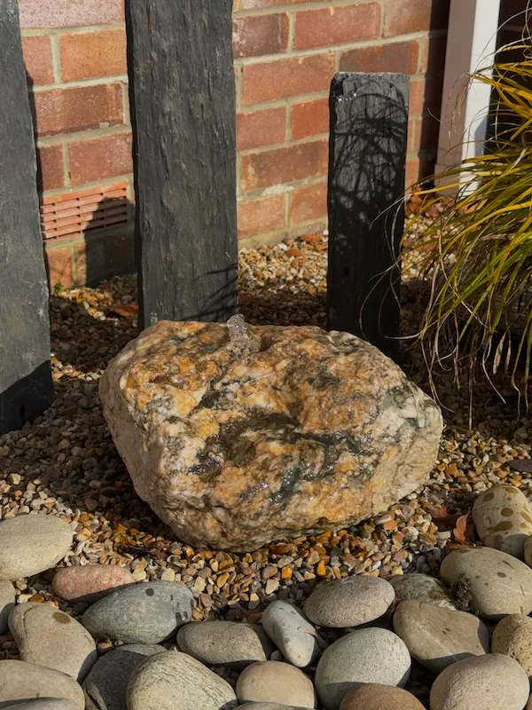 Glacial Boulder SB132 Water Feature | Welsh Slate Water Features 07