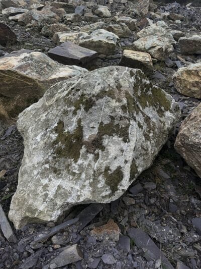 Mossy Boulder SB153 | Welsh Slate Water Features